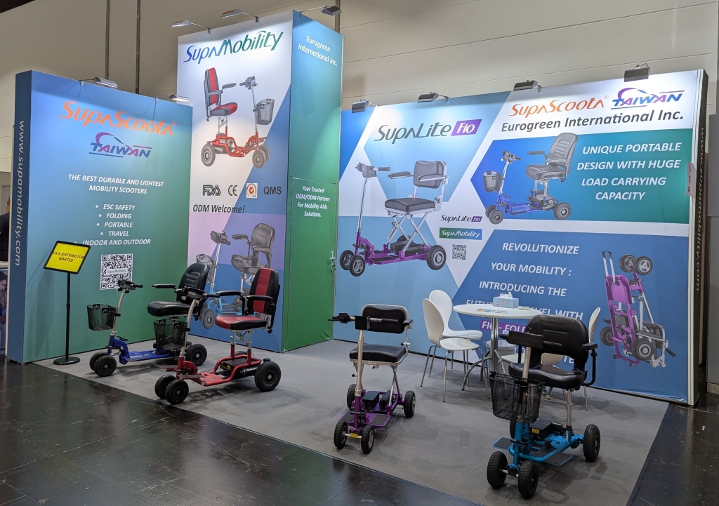 SupaMobility team at REHACARE show Düsseldorf Germany